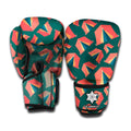 Camping Tent Pattern Print Boxing Gloves