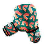Camping Tent Pattern Print Boxing Gloves