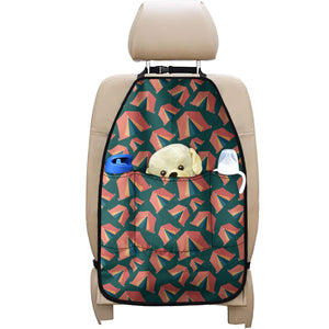 Camping Tent Pattern Print Car Seat Organizers