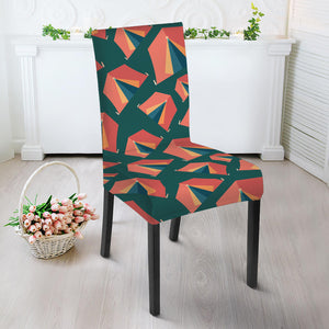 Camping Tent Pattern Print Dining Chair Slipcover