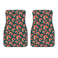 Camping Tent Pattern Print Front Car Floor Mats