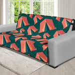 Camping Tent Pattern Print Futon Protector