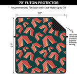 Camping Tent Pattern Print Futon Protector