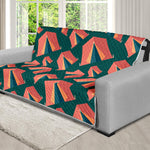 Camping Tent Pattern Print Futon Protector