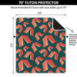 Camping Tent Pattern Print Futon Protector