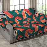 Camping Tent Pattern Print Loveseat Protector