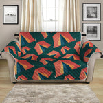 Camping Tent Pattern Print Loveseat Protector