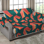 Camping Tent Pattern Print Loveseat Protector