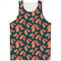 Camping Tent Pattern Print Men's Tank Top