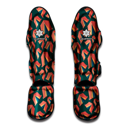 Camping Tent Pattern Print Muay Thai Shin Guard