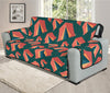 Camping Tent Pattern Print Oversized Sofa Protector