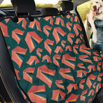 Camping Tent Pattern Print Pet Car Back Seat Cover