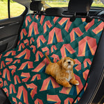 Camping Tent Pattern Print Pet Car Back Seat Cover