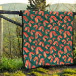 Camping Tent Pattern Print Quilt