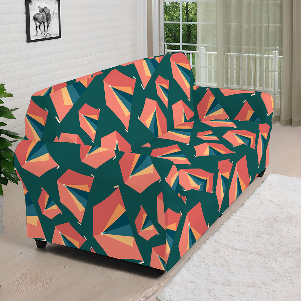 Camping Tent Pattern Print Sofa Cover