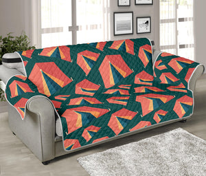 Camping Tent Pattern Print Sofa Protector