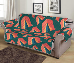 Camping Tent Pattern Print Sofa Protector