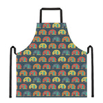 Camping Van Pattern Print Apron