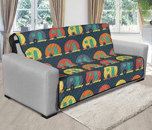 Camping Van Pattern Print Futon Protector