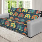 Camping Van Pattern Print Futon Protector