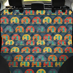 Camping Van Pattern Print Pet Car Back Seat Cover
