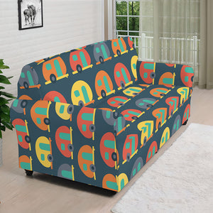 Camping Van Pattern Print Sofa Cover