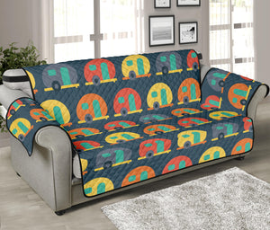 Camping Van Pattern Print Sofa Protector