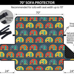 Camping Van Pattern Print Sofa Protector