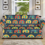 Camping Van Pattern Print Sofa Protector