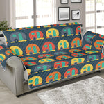 Camping Van Pattern Print Sofa Protector