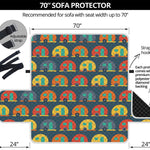 Camping Van Pattern Print Sofa Protector