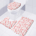 Canada Country Pattern Print 3 Piece Bath Mat Set