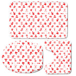 Canada Country Pattern Print 3 Piece Bath Mat Set