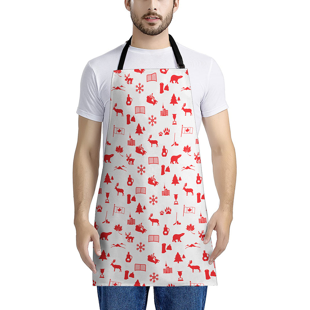 Canada Country Pattern Print Apron