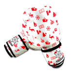 Canada Country Pattern Print Boxing Gloves
