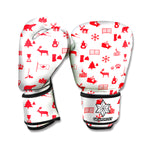 Canada Country Pattern Print Boxing Gloves