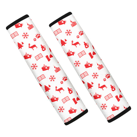 Canada Country Pattern Print Car Seat Belt Covers