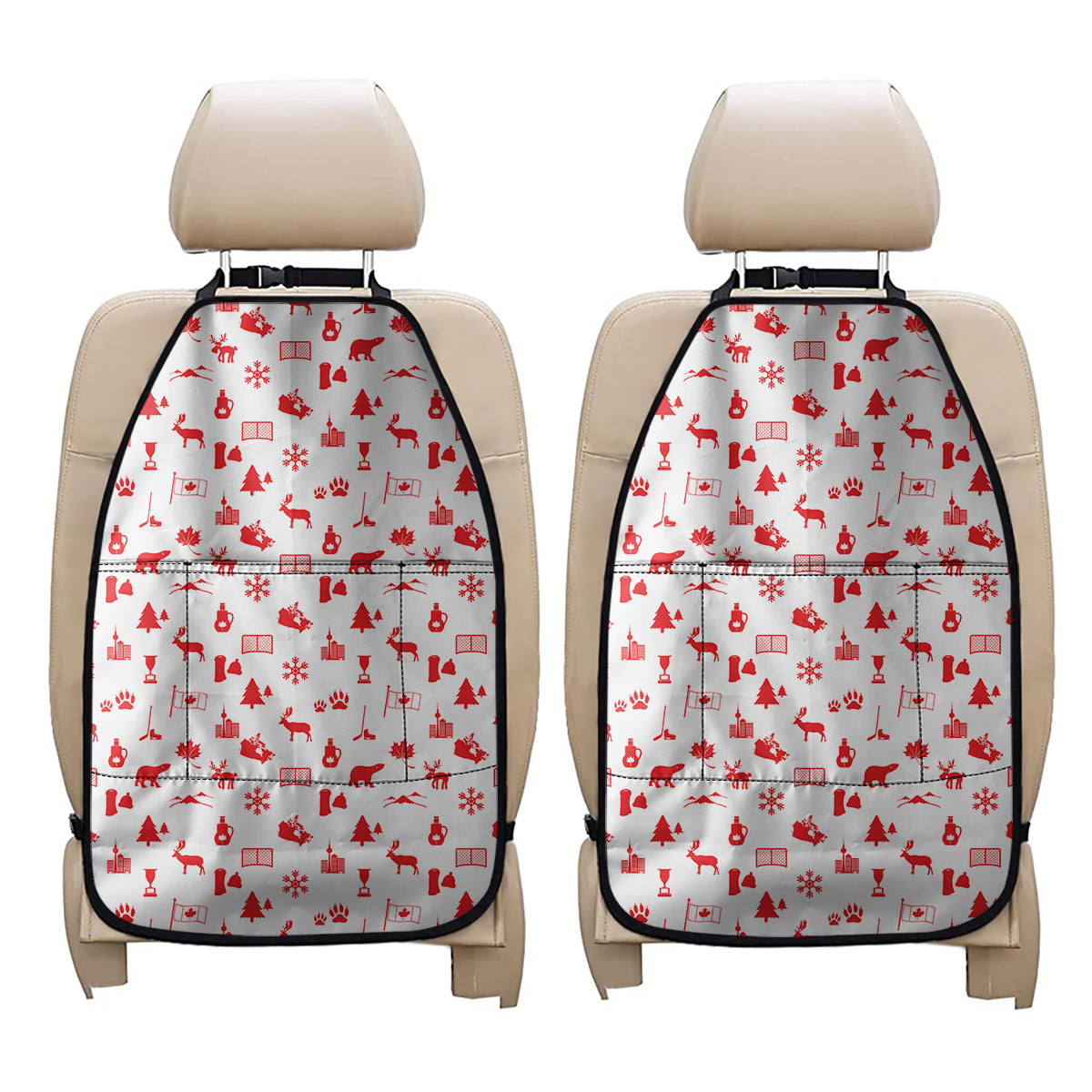Canada Country Pattern Print Car Seat Organizers