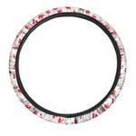 Canada Country Pattern Print Car Steering Wheel Cover