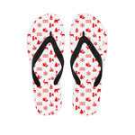 Canada Country Pattern Print Flip Flops
