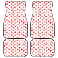 Canada Country Pattern Print Front and Back Car Floor Mats