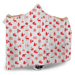 Canada Country Pattern Print Hooded Blanket