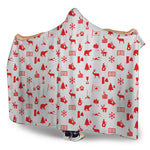 Canada Country Pattern Print Hooded Blanket