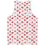 Canada Country Pattern Print Men's Tank Top