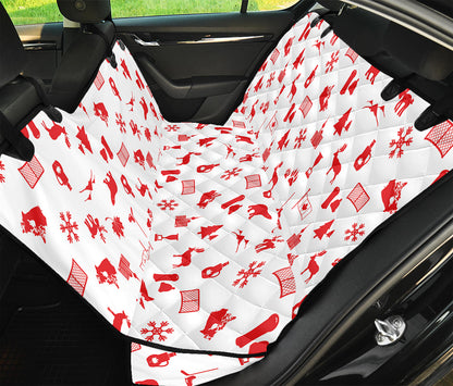 Canada Country Pattern Print Pet Car Back Seat Cover