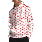 Canada Country Pattern Print Pullover Hoodie