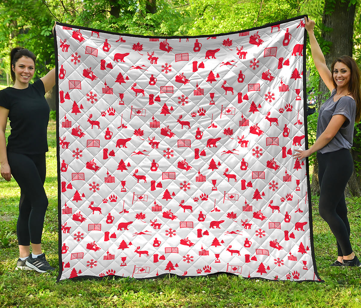 Canada Country Pattern Print Quilt