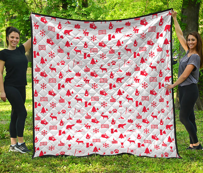 Canada Country Pattern Print Quilt