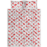 Canada Country Pattern Print Quilt Bed Set