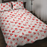 Canada Country Pattern Print Quilt Bed Set